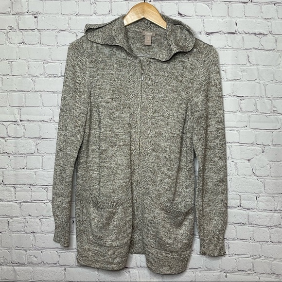 Chico’s Hooded Full Zip Cardigan size 1 - Small - Picture 13 of 13